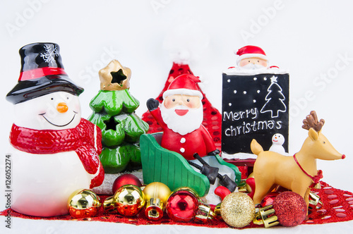 Christmas item for decoration on christmas day.Theme Christmas b