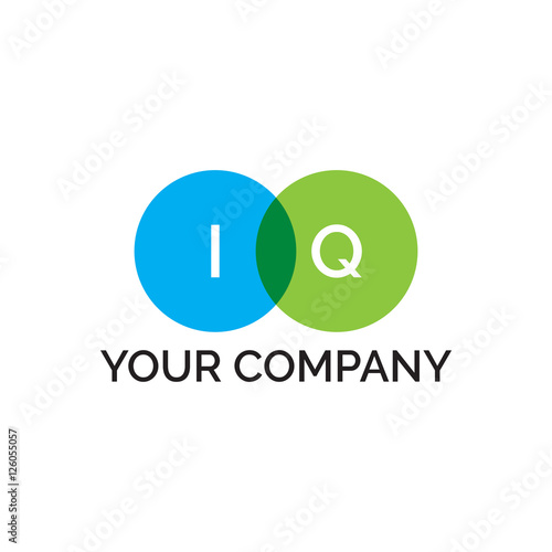 simple initial two circle