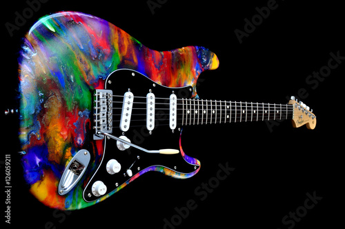 Rainbow Electric guitar
