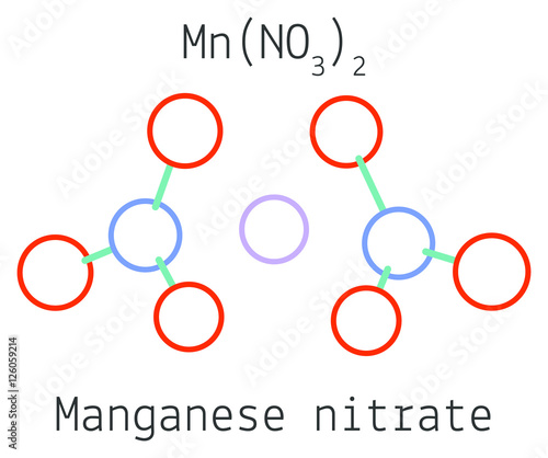 Manganese nitrate MnN2O6 molecule