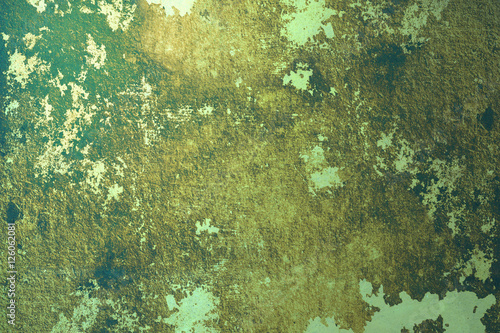Concrete wall with peeling paint orang abstract background. wint