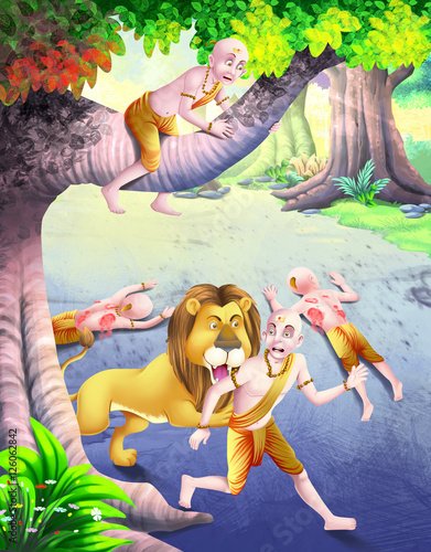 The scholars and the lion s...
