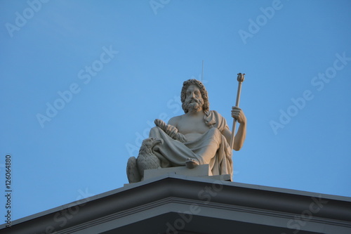 Zeus at the Staatskanzlei Schwerin in Schlossstrasse  Mecklenburg Vorprommern Germany