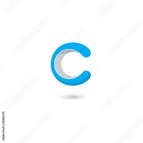 Letter C logo icon design template elements. Abstract vector elements for corporate identity emblem, label or icon