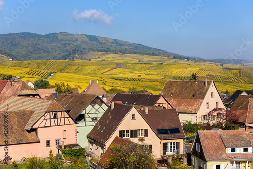 Wallpaper Mural Hunawihr - small village in vineyards of alsace - france Torontodigital.ca