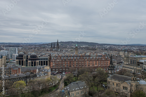 View from above on Edinburgh, Scotland, UK   © pashan