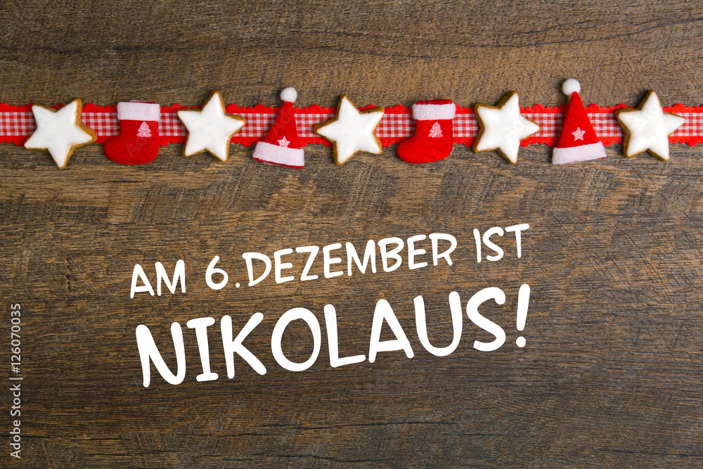 Am 06.12. ist Nikolaus! StockFoto Adobe Stock