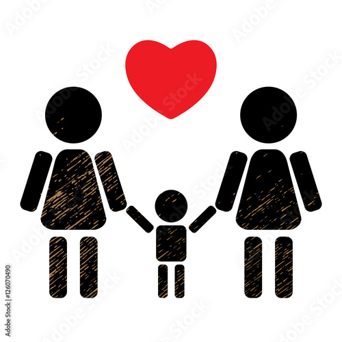 lesbian family with kid