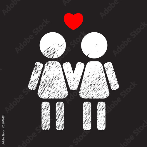 women couple white