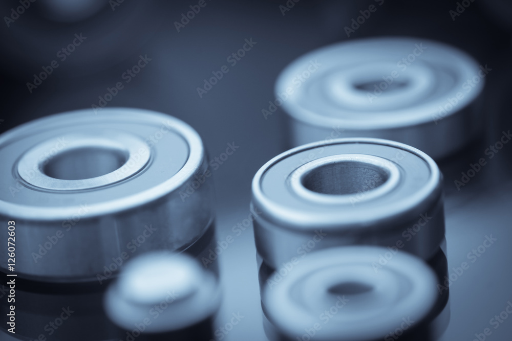Ball bearings detail Ball bearings detail