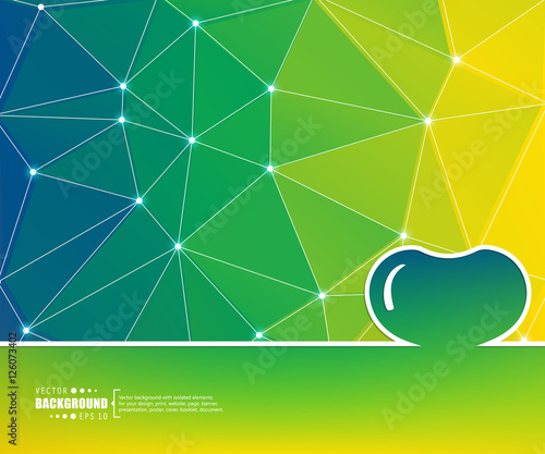 Abstract creative concept vector background. For web and mobile applications, illustration template design, business infographic, brochure, banner, presentation, poster, cover, booklet, document