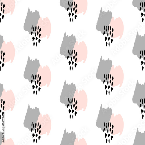 Hand Drawn Abstract Seamless Pattern