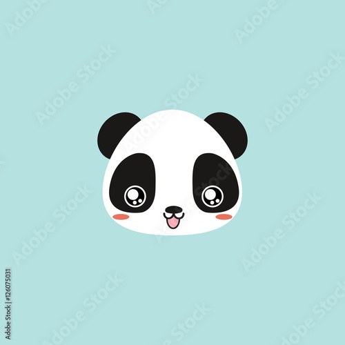 Fototapeta Naklejka Na Ścianę i Meble -  Cute panda face