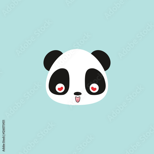 Fototapeta Naklejka Na Ścianę i Meble -  Cute panda face