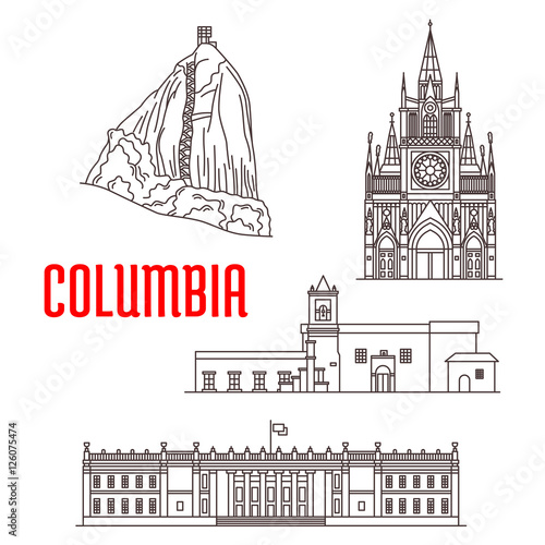 Tourist landmarks and architecture of Colombia