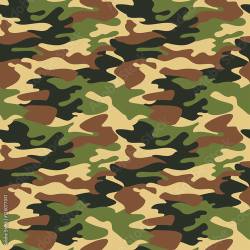 Camouflage pattern background seamless vector