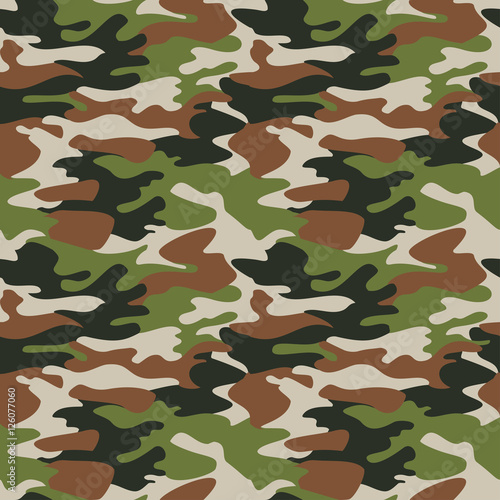 Camouflage pattern background seamless vector