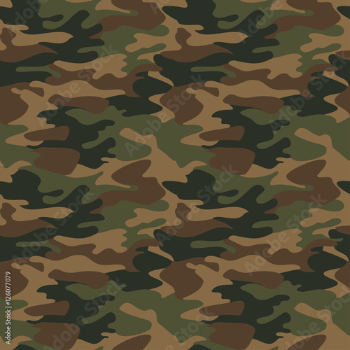 Camouflage pattern background seamless vector