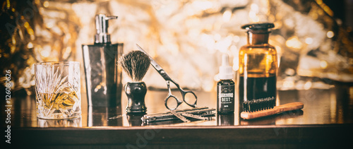 Canvastavla Barbershop