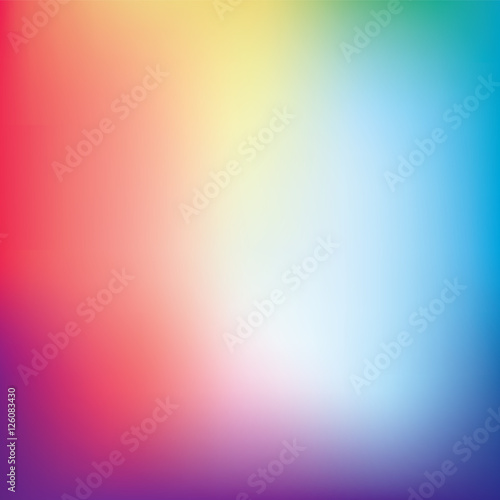 Wallpaper Mural Colorful gradient mesh background in bright rainbow colors. Abstract smooth blurred texture. Easy editable soft colored eps8 vector illustration without transparency. Torontodigital.ca