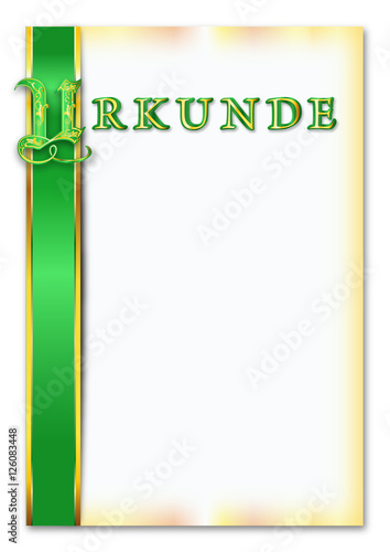 Urkunde in Grün_top10design_1.0