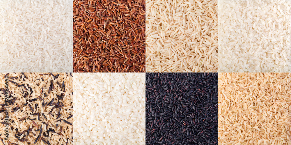 Fototapeta premium Natural rice Background
