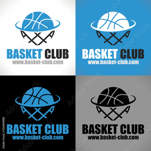 logo ballon panier basketball basket club 