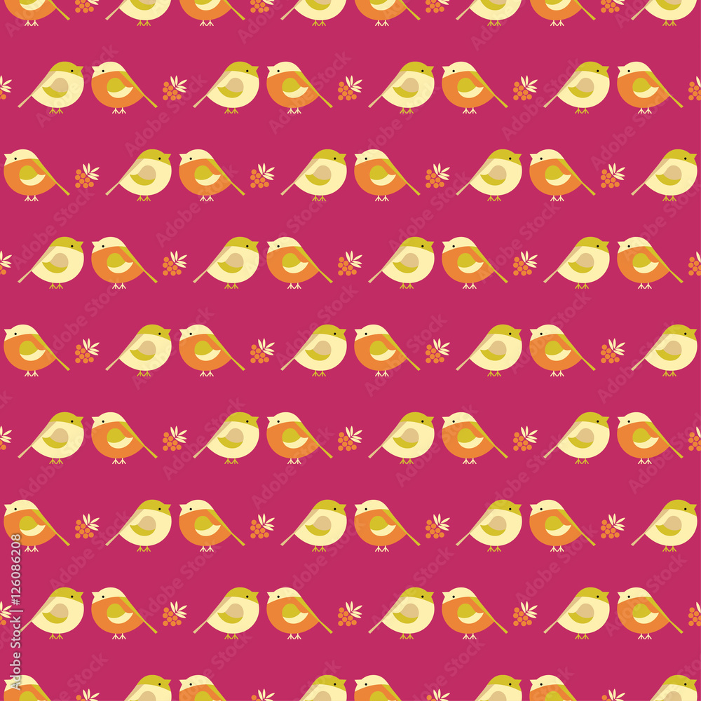 Seamless decorative vector background with birds. Print. Cloth design, wallpaper, packaging paper. Seamless decorative vector background with birds. Print. Cloth design, wallpaper, packaging paper.