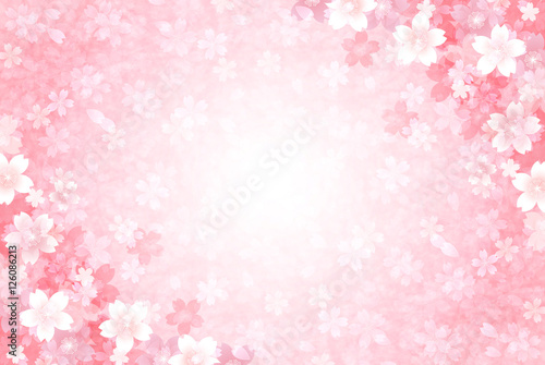 桜　和紙　年賀状　背景 