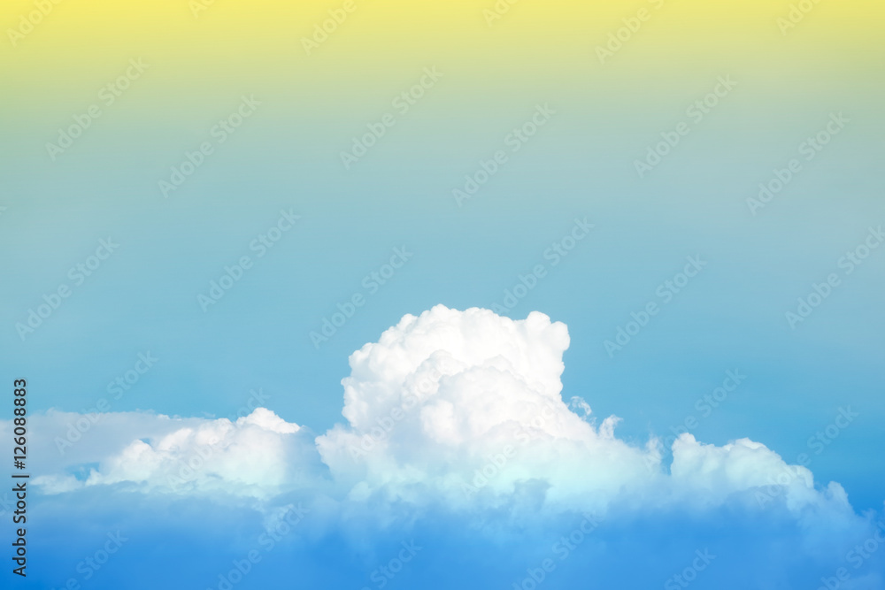 abstract soft sky cloud with gradient pastel vintage color for backdrop background use