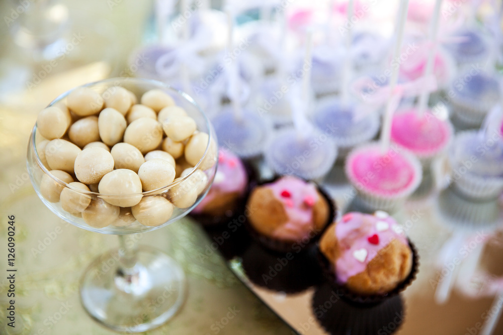 Wedding cakes. Celebration, food, pastries Wedding cakes. Celebration, food, pastries