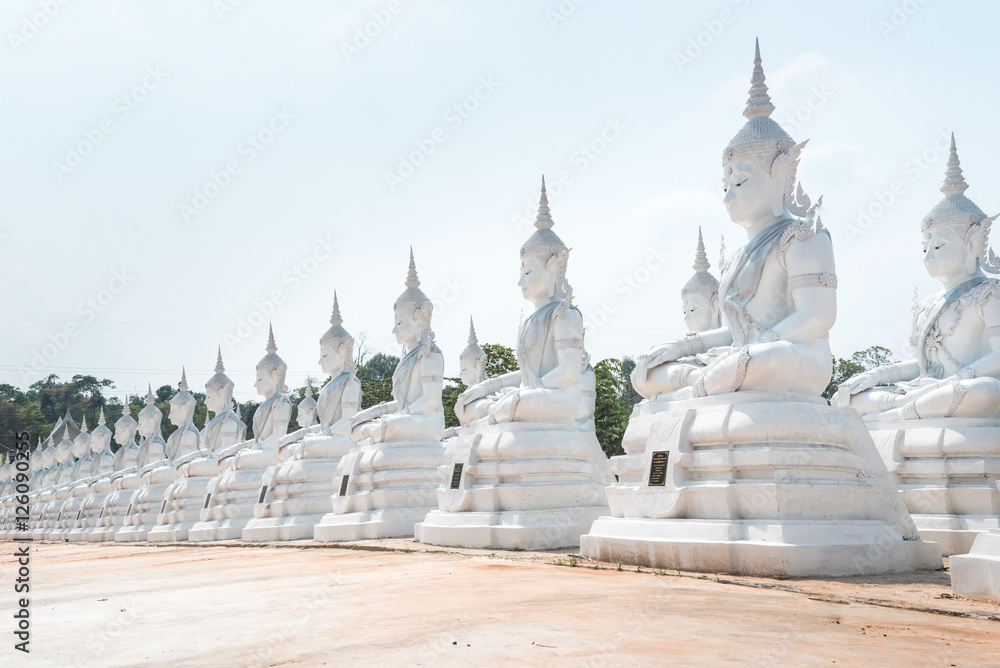 Buddha in Thailand,Sakon Nakhon temple(Wat Praputthabaht Namthip)
