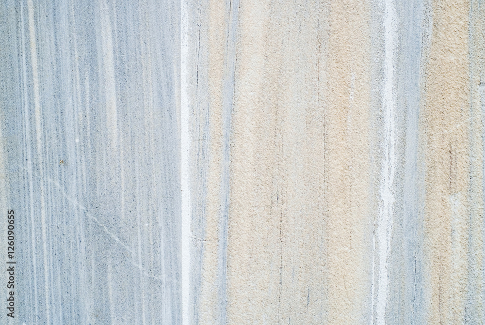 Fototapeta premium Antique external striped marble building's jacket