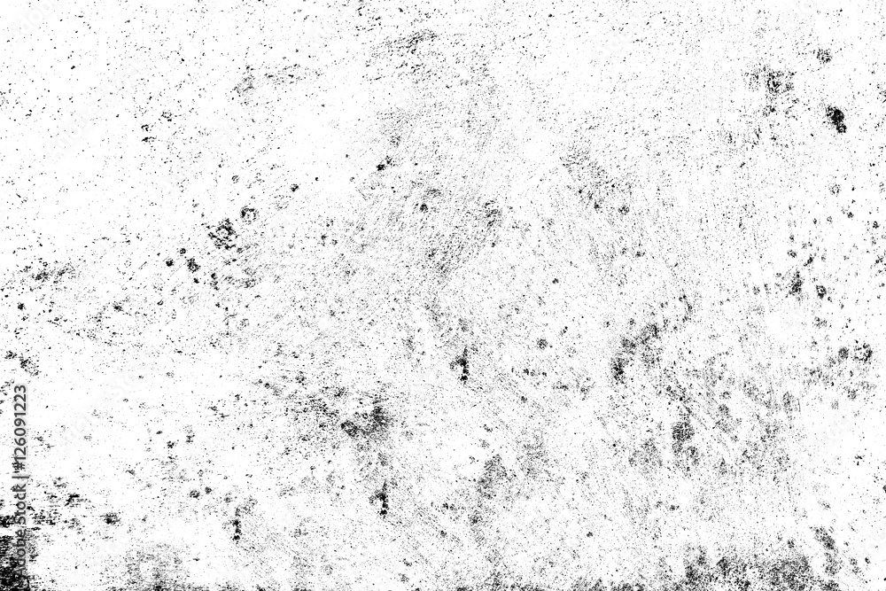 Abstract dust particle and dust grain texture on white background, dirt overlay or screen effect use for grunge background vintage style.