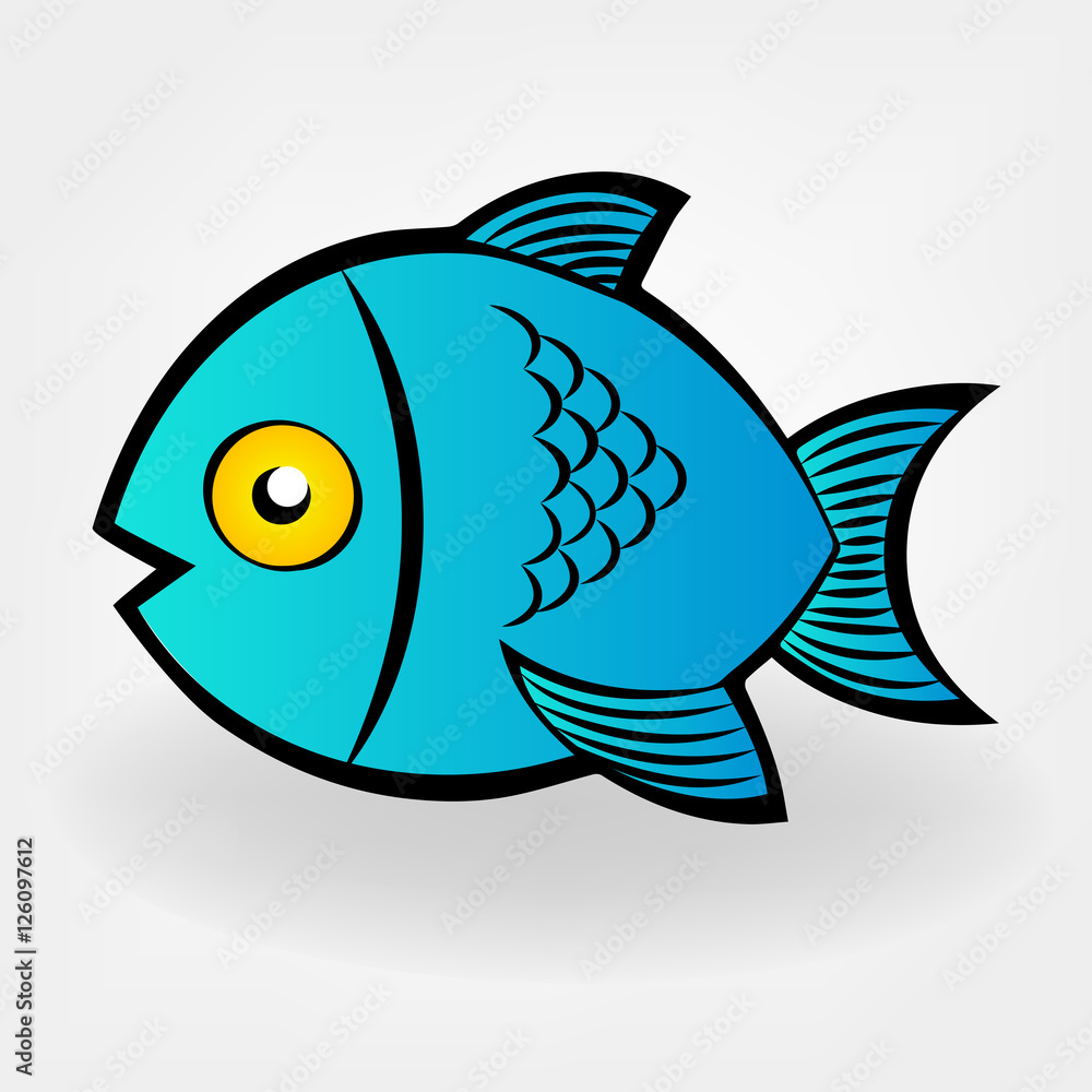 Obraz premium Cute fish 