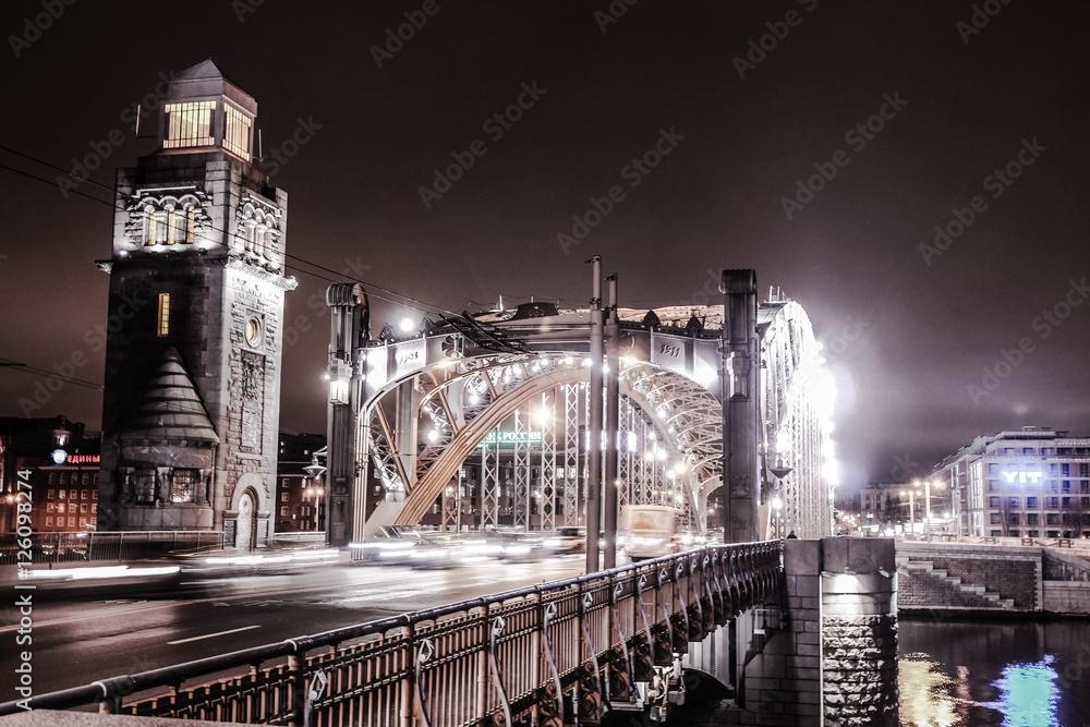 Fototapeta premium Midnight bridge