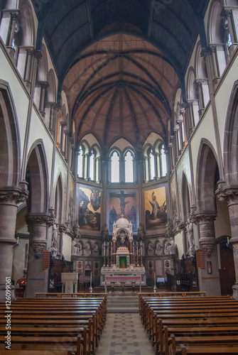 Church bench, York, England 