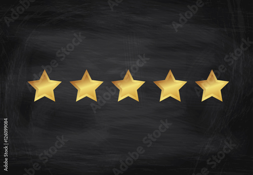 5 goldene Sterne