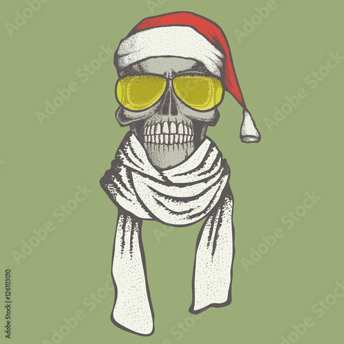 Vector skull illustration