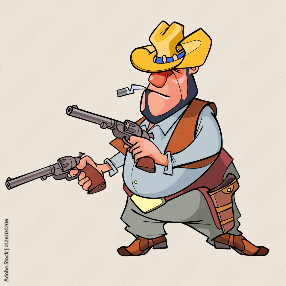 custom made wallpaper toronto digitalcartoon man is a thug with guns