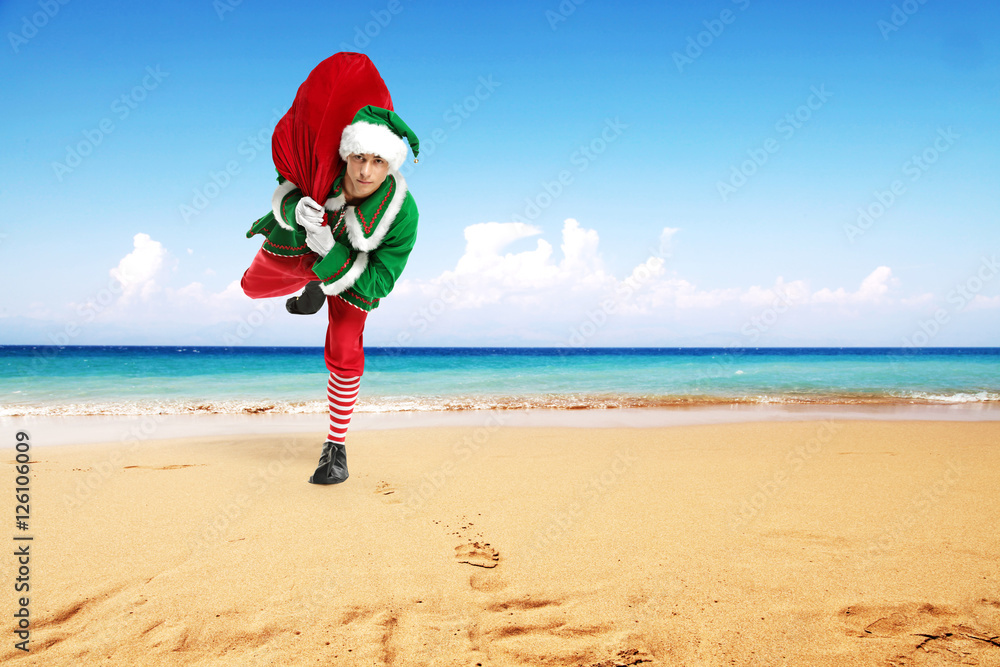 elf and beach elf and beach