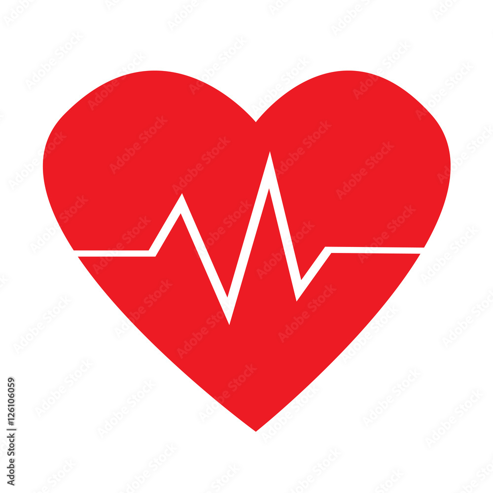 heart cardio pulse icon illustration design heart cardio pulse icon illustration design