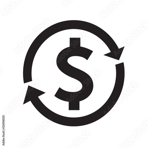 dollar icon illustration design