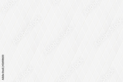 Fotografie white rhomboid tile mosaic
