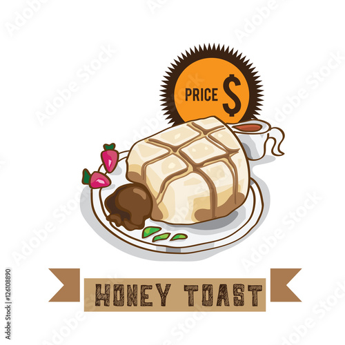 food honey toast