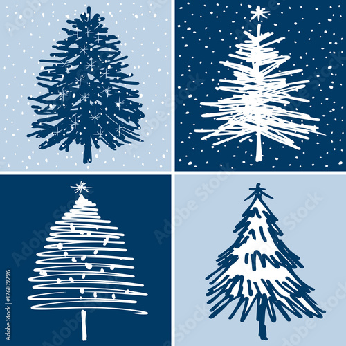 christmas trees decorative