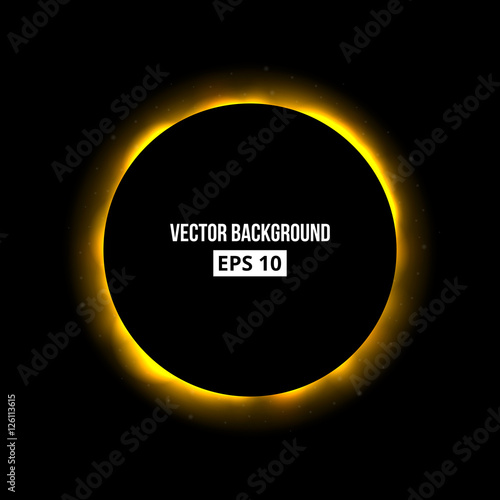 Abstract eclipse background.
