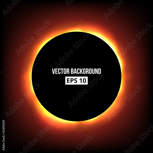 Abstract eclipse background.