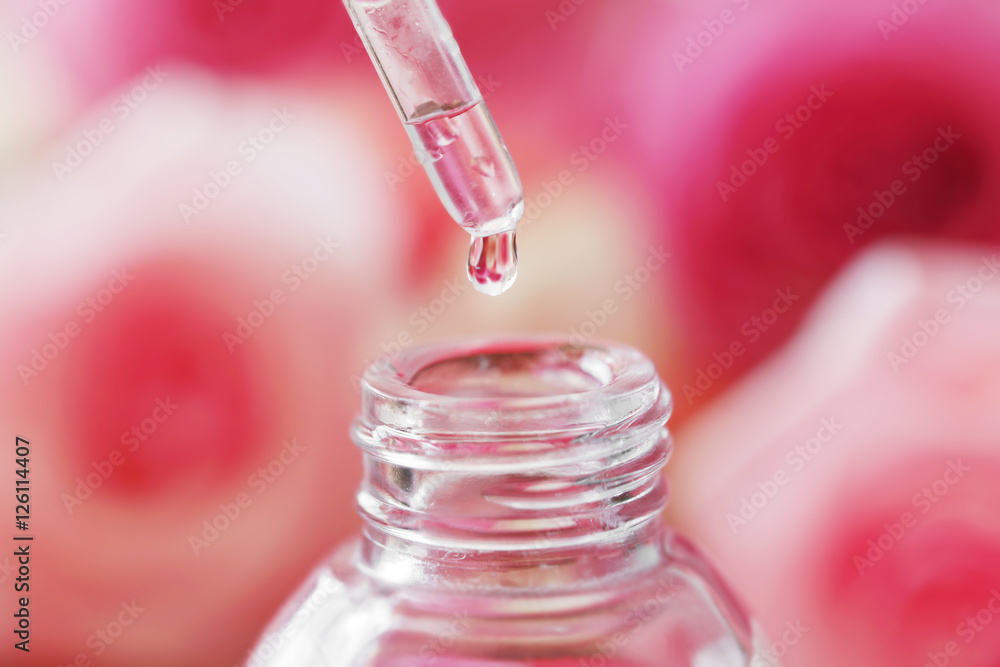 Adding essential oil for aromatherapy Adding essential oil for aromatherapy