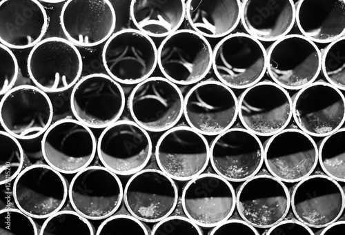 steel pipe  metal old  industry